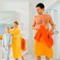 Familie im Badezimmer
